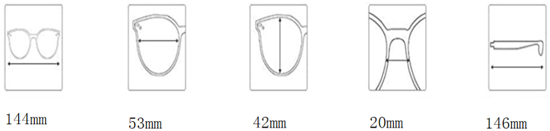 E13-C Lunette de Soleil Sunglasses/Anti Blue Light (Can be equipped with myopia lenses)