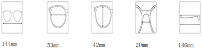 E13-C Lunette de Soleil Sunglasses/Anti Blue Light (Can be equipped with myopia lenses)