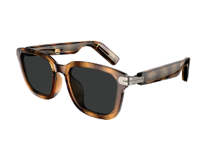 G01-Amber Temples: High-intensity PC (oil-injected light) Frame: High Intensity PC (Oil Spray Bright) Lens: TAC grey(SPF UV400)