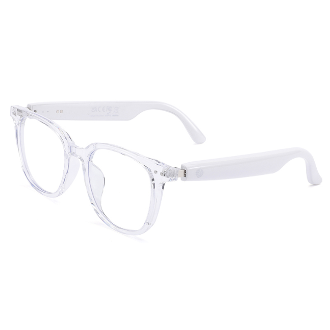 LC-102-08 Transparent White/ White Blue - Blue Light Blocking Color Change