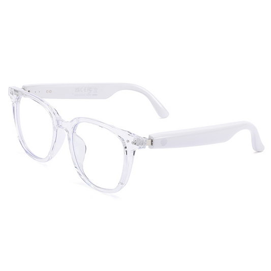 LC-102-08 Transparent White/ White Blue - Blue Light Blocking Color Change