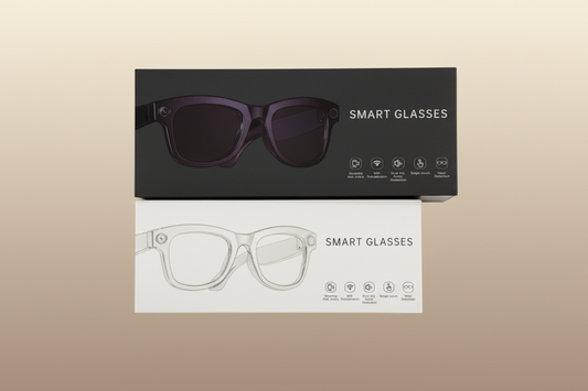 M01S small M01 Glasses: PC+ABS (oil spray matte light) Frame: PC+ABS Lens: TAC black/clear (polarizer)