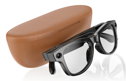 M02 Single-sided  physical button +  inductive wearing switch Temple: PC (matte/glossy), metal hinge Frame: PC (Matte/Gloss) Lenses: Color Changing Lenses